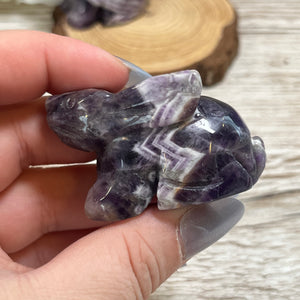 Chevron Amethyst Rabbit