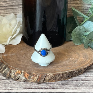 Jasmine's Chiffonjé: Blue Resin Ring