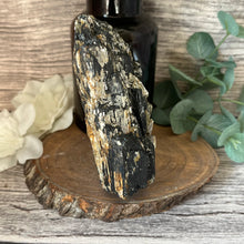 Load image into Gallery viewer, Raw Specimen: Black Tourmaline with Mica &quot;C&quot;
