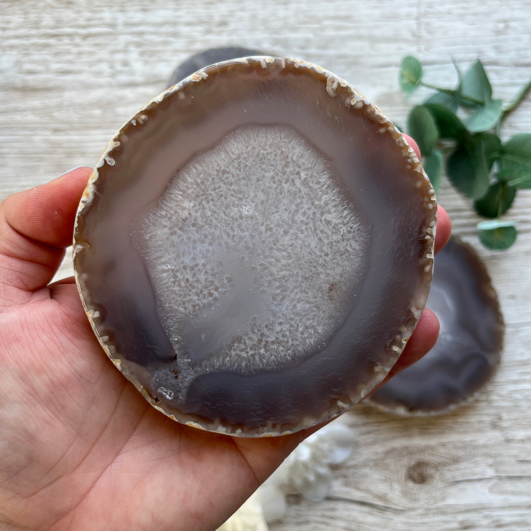 Grey Agate Slice