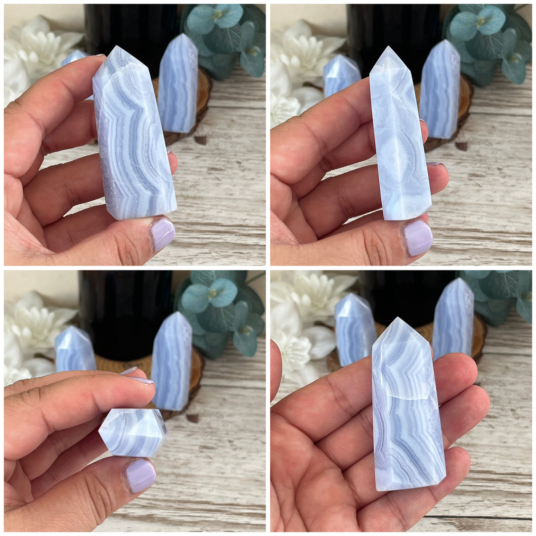 Misfit: Blue Lace Agate Tower