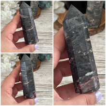 Load image into Gallery viewer, Misfit: Hematite with Inclusions Tower
