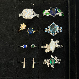 Sample: Metal Whimsical Ring Set