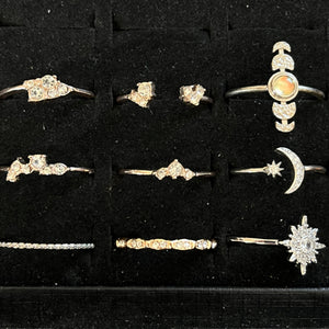 Sample: Metal Celestial Ring Set