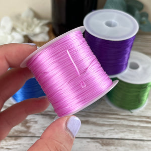 Display: Colored Jewelry Bead String 0.6