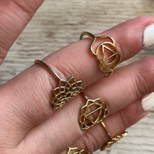 Load image into Gallery viewer, Sample: Metal Chakra Ring Set
