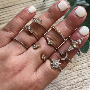 Sample: Metal Celestial Ring Set