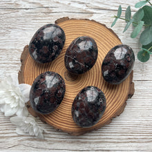 Load image into Gallery viewer, Arfvedsonite Garnet Palmstone
