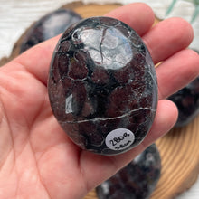 Load image into Gallery viewer, Arfvedsonite Garnet Palmstone
