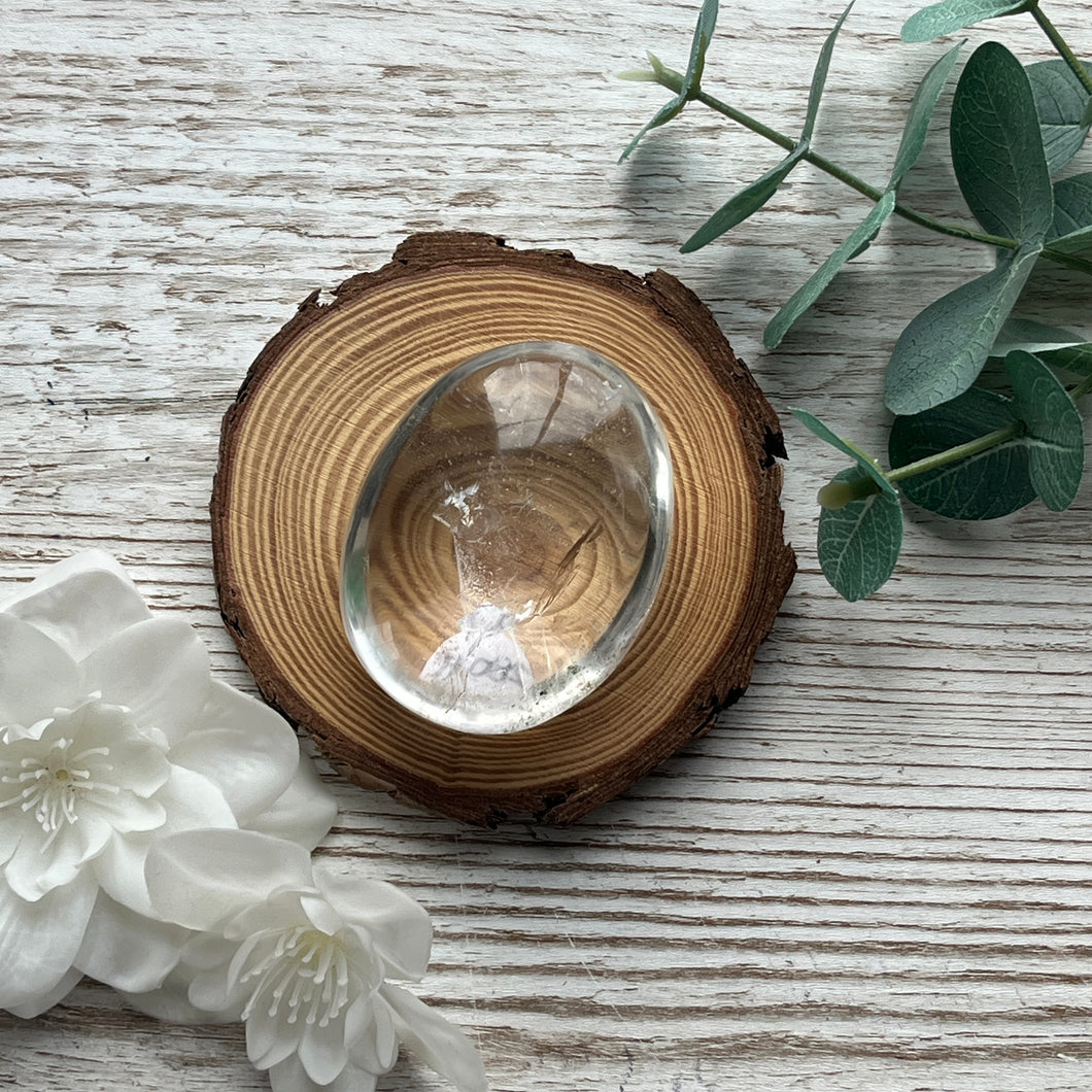 Clear Quartz Palmstone