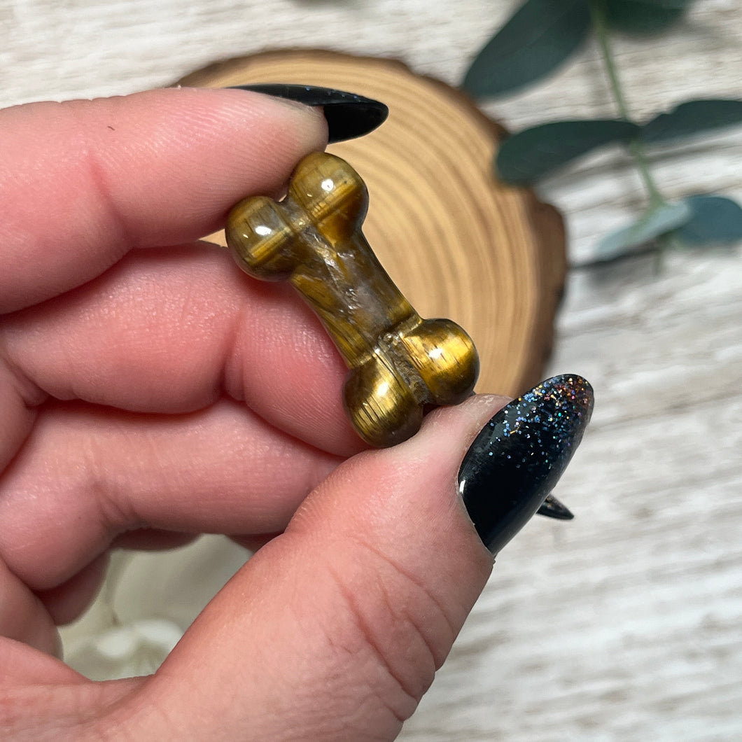 Small Tigers eye Bone