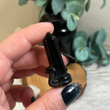Load image into Gallery viewer, Small Golden Sheen Obsidian Snake Point
