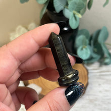 Load image into Gallery viewer, Small Golden Sheen Obsidian Snake Point
