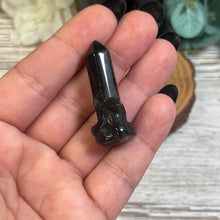 Load image into Gallery viewer, Small Golden Sheen Obsidian Snake Point
