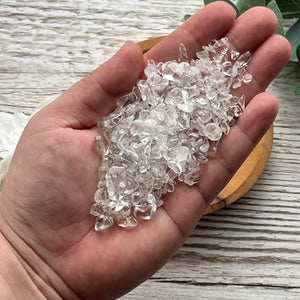 Clear Quartz Chips 50g