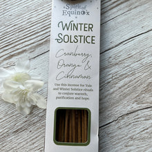 Load image into Gallery viewer, Winter Solstice Incense Sticks: Cranberry, Orange &amp; Cinnamon
