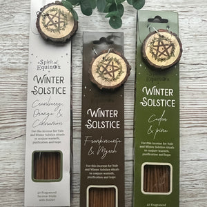 Winter Solstice Incense Sticks: Cranberry, Orange & Cinnamon