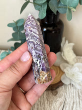 Load image into Gallery viewer, Purple Silk Fluorite Tower
