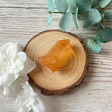 Load image into Gallery viewer, Raw Specimen: Tangerine Seed Lemurian Point
