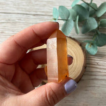 Load image into Gallery viewer, Raw Specimen: Tangerine Seed Lemurian Point
