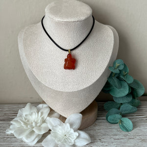 Carnelian Turtle Pendant