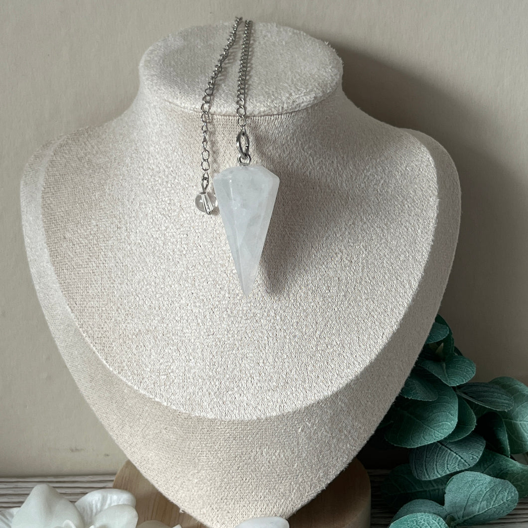 Clear Quartz Sample Pendulum