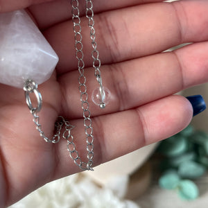 Clear Quartz Sample Pendulum