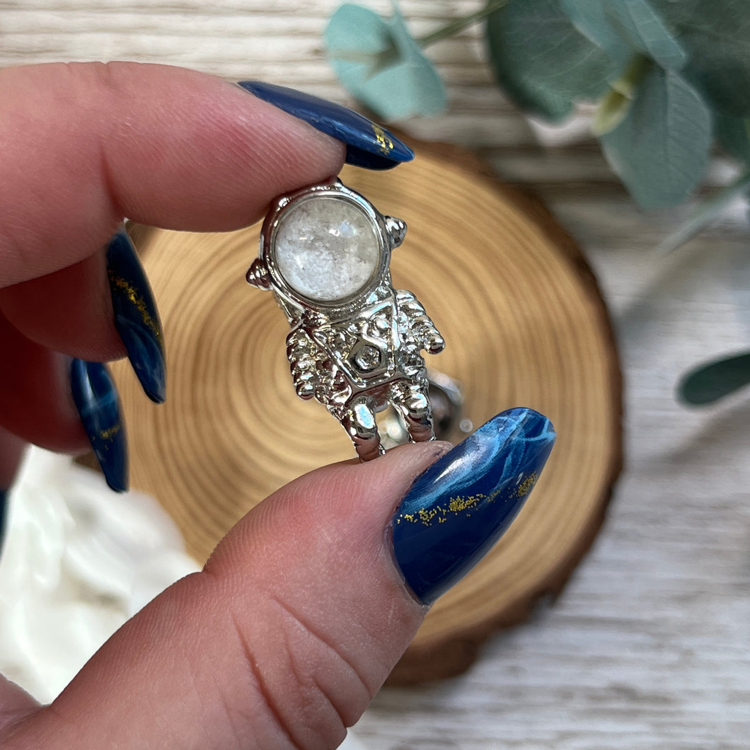 Lodolite Metal Astronaut Pendant