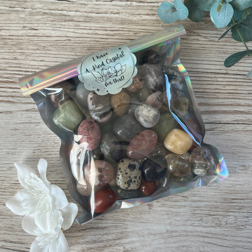 Half Kg Mystery Tumble Stone Bag