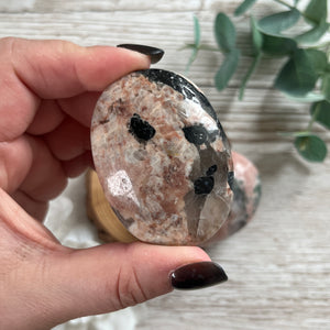 Pink Amethyst Palmstone