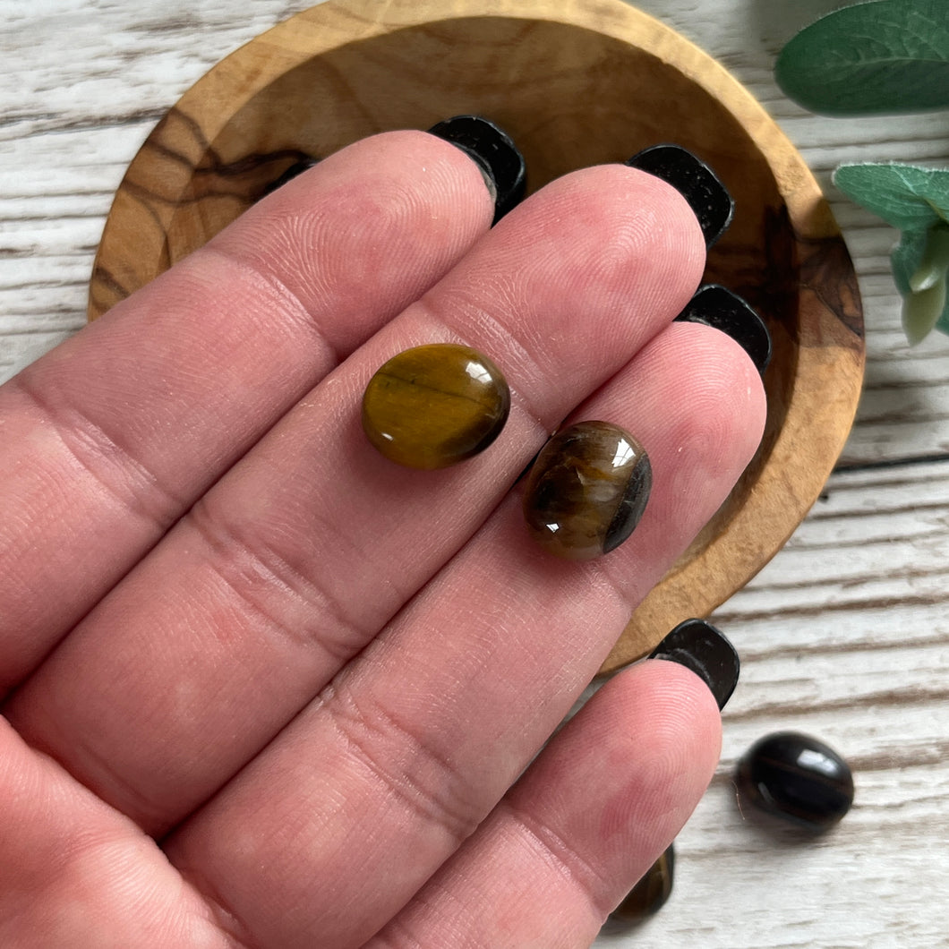 Tigers Eye Cabochon Bag