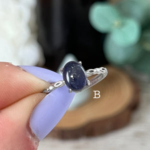 Oval Iolite S925 Ring