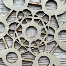 Load image into Gallery viewer, MISFIT: Etched Wood Plate - Sphere Holder
