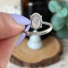 Load image into Gallery viewer, Rainbow Moonstone S925 Ring
