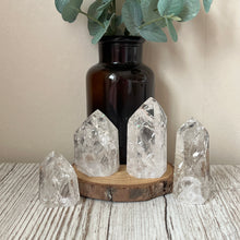 Load image into Gallery viewer, Smaller Crackle Quartz Towers

