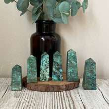 Load image into Gallery viewer, Small Chrysocolla Obelisk
