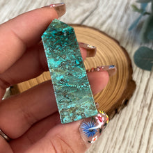 Load image into Gallery viewer, Small Chrysocolla Obelisk

