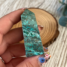 Load image into Gallery viewer, Small Chrysocolla Obelisk
