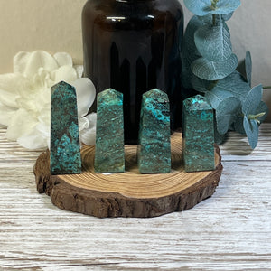 Small Chrysocolla Obelisk (Batch 2)