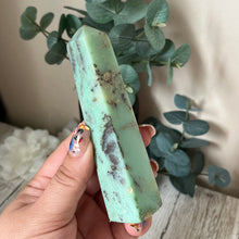 Load image into Gallery viewer, Green Chrysoprase Obelisk
