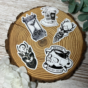 Sticker Pack: Death Before Decaf