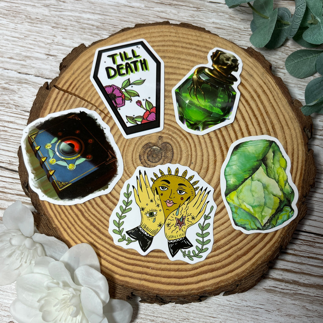 Sticker Pack: Green Till Death