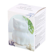 Load image into Gallery viewer, Shiny White Cat Oil Burner
