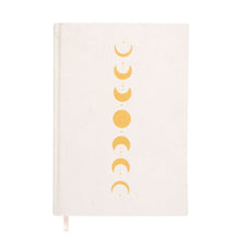 Load image into Gallery viewer, Moon Phase Velvet A5 Notebook
