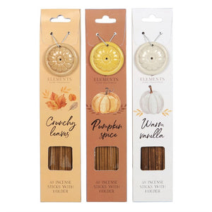 Autumn Accents Incense Sticks: Crunchy Leaves