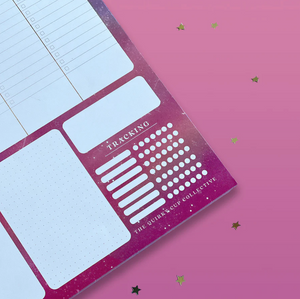 Desktop Weekly Planner Notepad - The Quirky Cup Collective