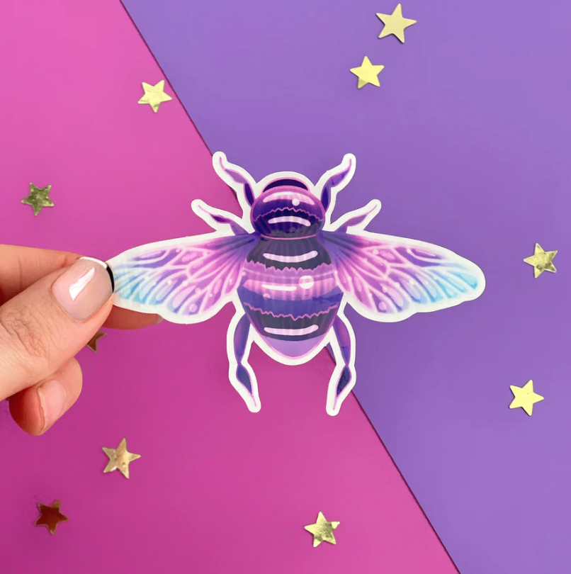 Busy Bee Sticker - The Quirky Cup Collective