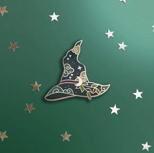 Witches Hat Pin - The Quirky Cup Collective