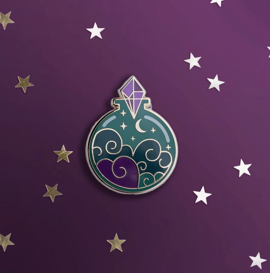 Dreamers Potion Bottle Pin - The Quirky Cup Collective