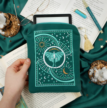 Load image into Gallery viewer, Luna Moth Kindle &amp; E-Reader Sleeves  - The Quirky Cup Collective
